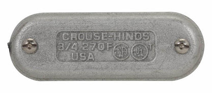 OZ/Gedney 470F Enclosure Plates or Covers | Condulet Form 7 Wedge Nut Cover 1-1/4" Trade Size