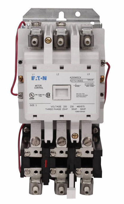 Cutler Hammer A200M3CX Motor Starter | 600V 3 phase 90A 3 pole 480V coil A200 Series