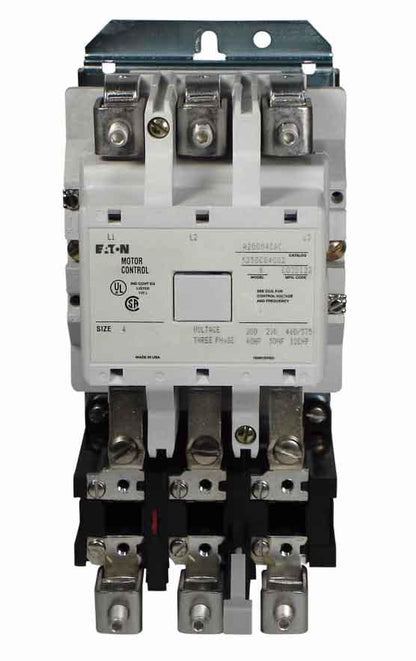 Cutler Hammer A200M4CW Motor Starter | 3P 3PH 600V 135A 240V Coil A200 Series