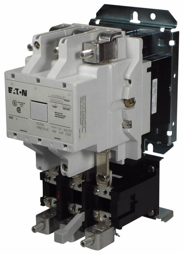Cutler Hammer A200M6CAC Motor Starter 3 pole 3 phase 600V 540A 110V coil A200 Series