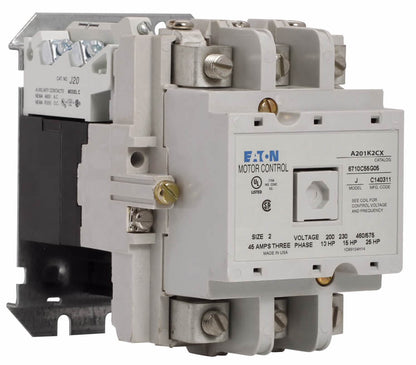 Cutler Hammer A201K2CX Contactor | 3P 3PH 600V 45A 480V Coil A200 Series