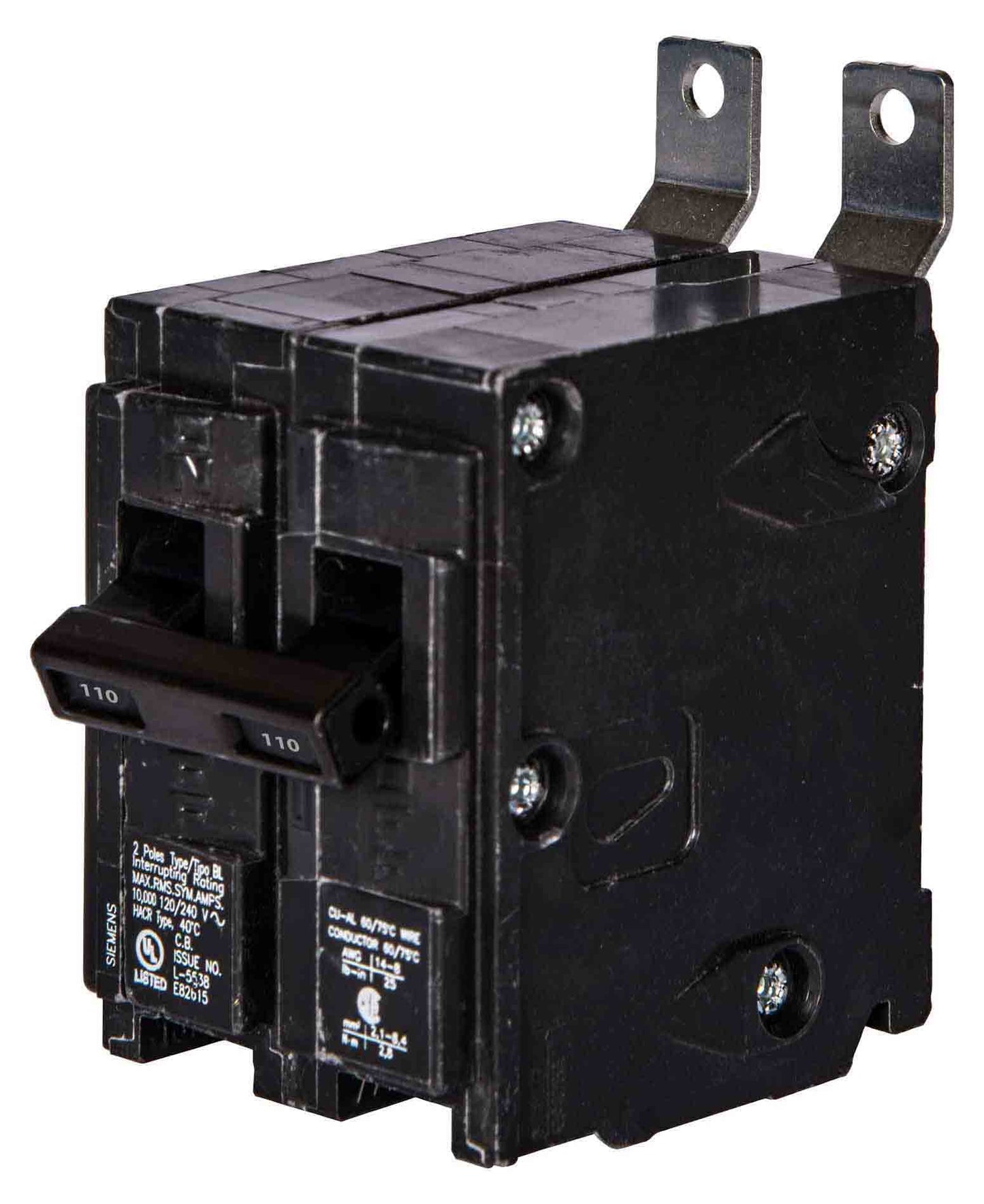 Siemens B2110 Molded Case Circuit Breaker | 120/240V 110A 2P 10kA@240V Bolt-on BL Series