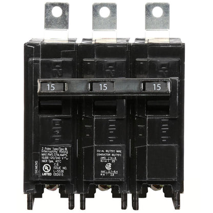 Siemens B315 Molded Case Circuit Breaker | 240V 15A 3P 10kA@240V BL Series