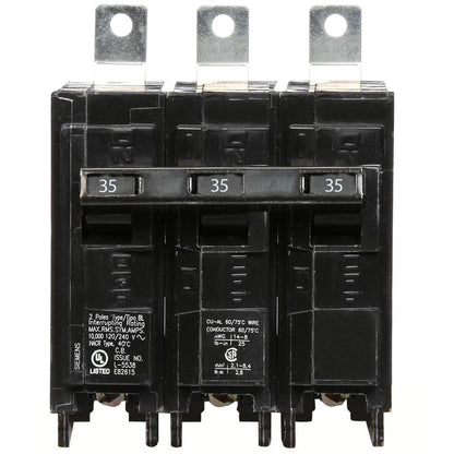 Siemens B335 Circuit Breaker | 240V 35A 3P 10kA@240V Bolt-on BL Series