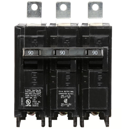 Siemens B390 Molded Case Circuit Breaker | 240V 90A 3P 10kA@240V Bolt-on BL Series