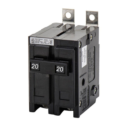 Eaton BAB2020 Circuit Breaker | 240V 20A 2P 10kA@240V Bolt-On QUICKLAG