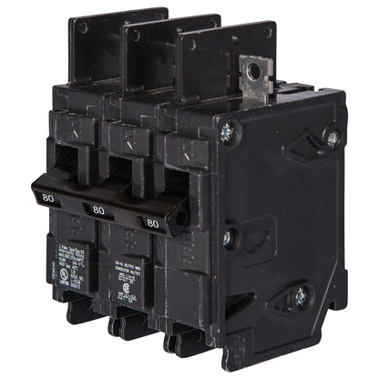 Siemens BQ3B080 Molded Case Circuit Breaker | 240V 80A 3P 10kA@240V Bolt-on BQ Series