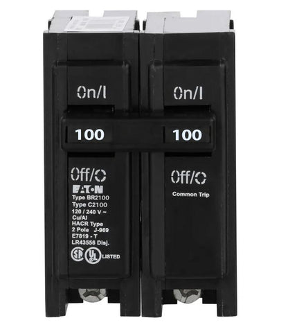 Crouse-Hinds BR2100 Circuit Breaker | 240V 100A 2P 10kA@240V BR Series