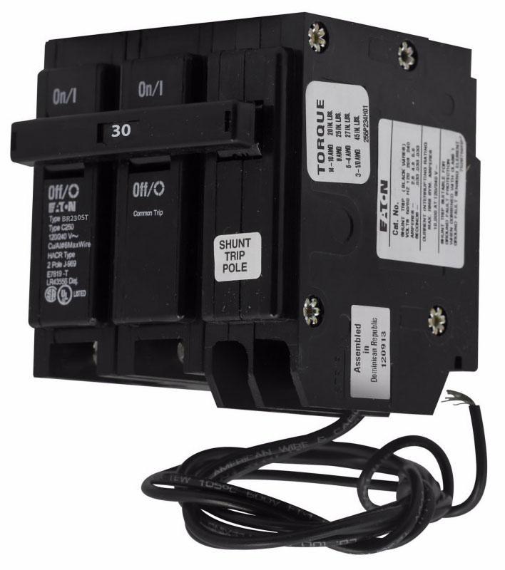 Eaton BR230ST Circuit Breaker | 240V 30A 2P 10kA@240V BR Series
