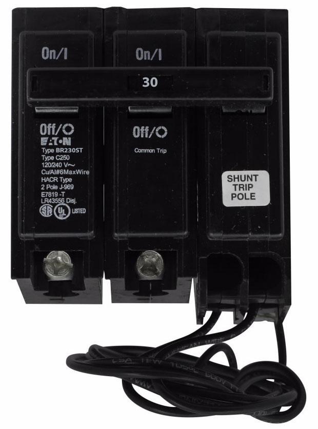 Eaton BR230ST Circuit Breaker | 240V 30A 2P 10kA@240V BR Series