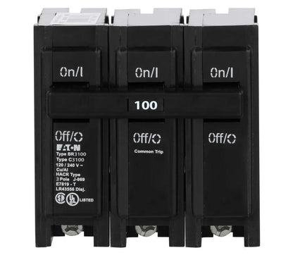Cutler Hammer BR3100 Circuit Breaker | BR Series BR 240V 100A