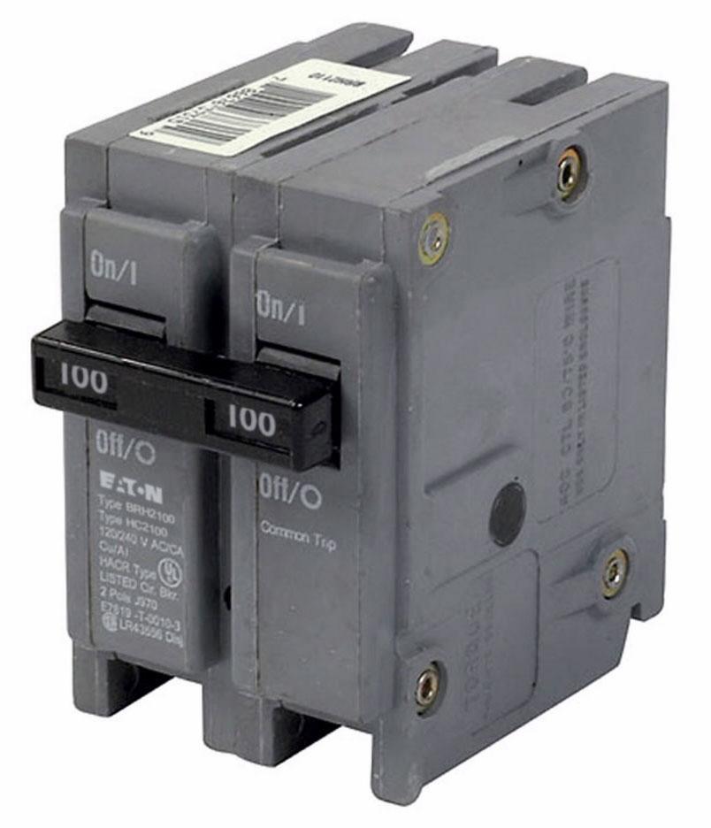 Eaton, Cutler Hammer, Westinghouse BRH2100 Circuit Breaker | BR Series BRH 240V 100A