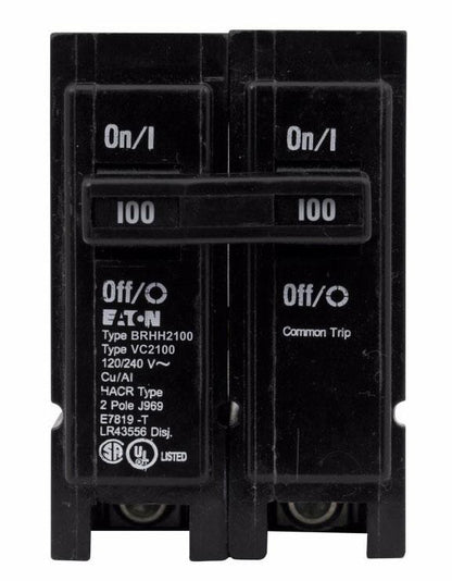 Cutler Hammer BRHH2100 Circuit Breaker | BR Series BRHH 240V 100A