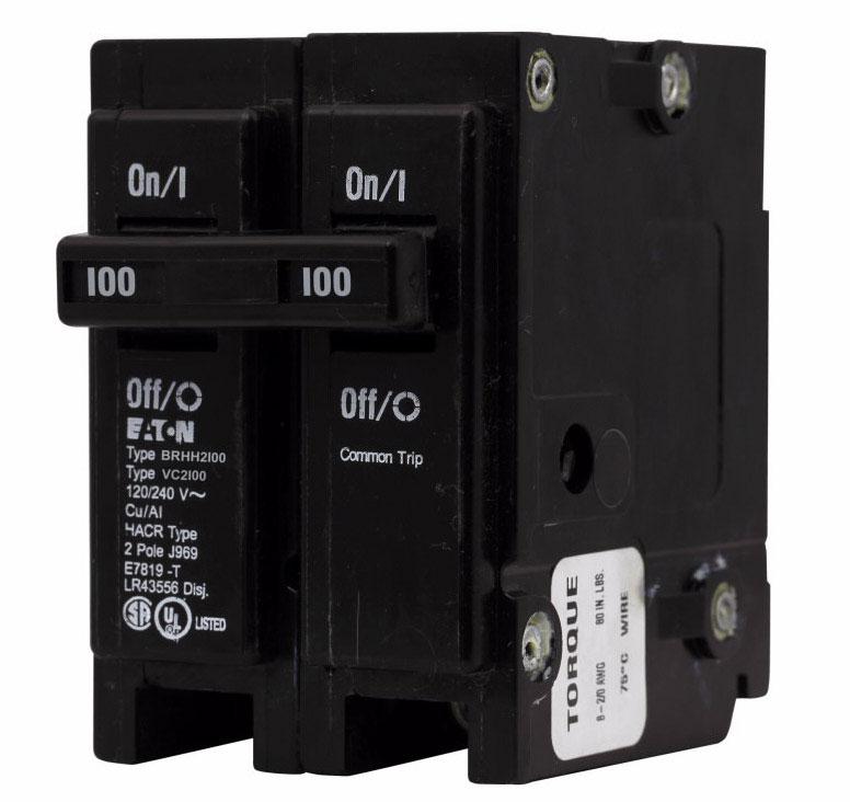 Cutler Hammer BRHH2100 Circuit Breaker | BR Series BRHH 240V 100A