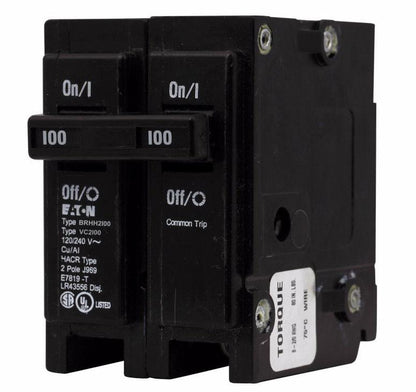 Cutler Hammer BRHH2100 Circuit Breaker | BR Series BRHH 240V 100A