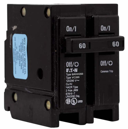 Cutler Hammer BRHH260 Circuit Breaker | BR Series BRHH 240V 60A