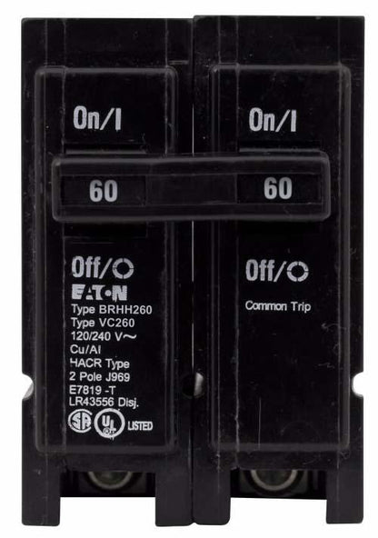 Cutler Hammer BRHH260 Circuit Breaker | BR Series BRHH 240V 60A