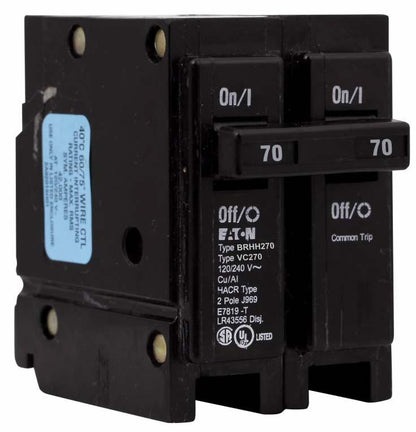 Cutler Hammer BRHH270 Circuit Breaker | BR Series BRHH 240V 70A