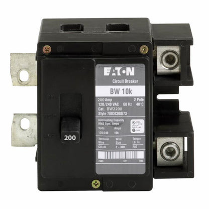 SweTech Holdings LLC dba Florida Wholesale Tools BW2200 Circuit Breaker | BW Series BW 240V 200A