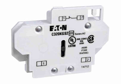 Eaton C320KGS22 Contactor And Motor Starter Auxiliary | 1NO/1NC Freedom Series
