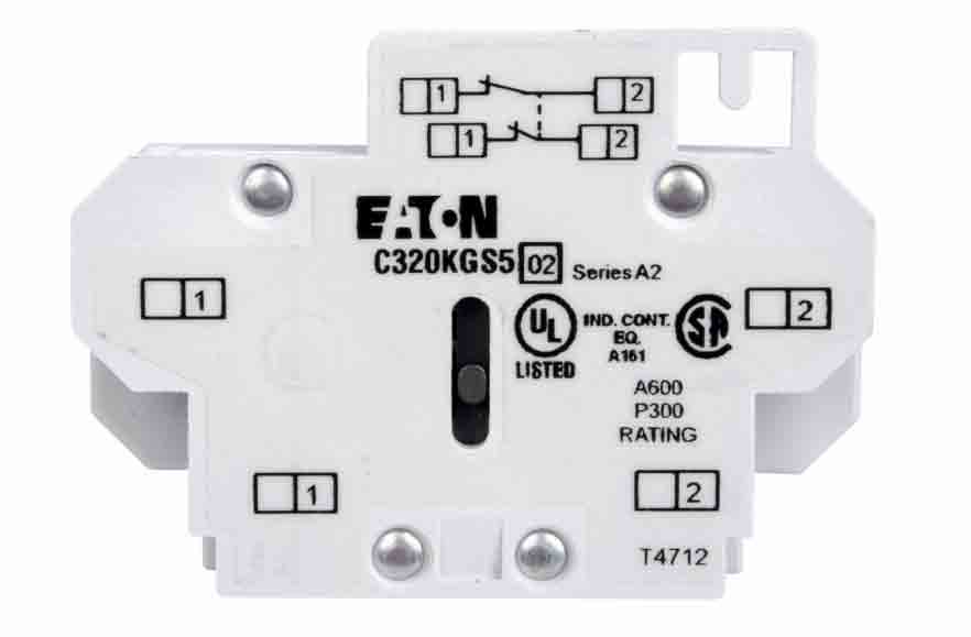 Cutler Hammer C320KGS5 Contactor And Motor Starter Auxiliary | 2NC Freedom Series