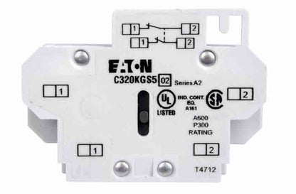Cutler Hammer C320KGS5 Contactor And Motor Starter Auxiliary | 2NC Freedom Series