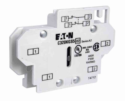 Cutler Hammer C320KGS5 Contactor And Motor Starter Auxiliary | 2NC Freedom Series