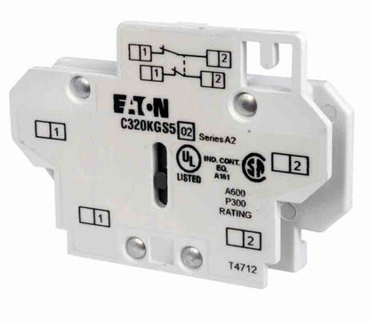Cutler Hammer C320KGS5 Contactor And Motor Starter Auxiliary | 2NC Freedom Series