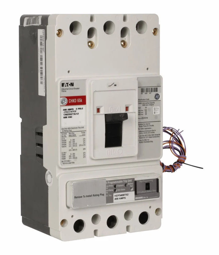 Cutler Hammer CKD3400F Circuit Breaker | Series C CKD 600V 400A