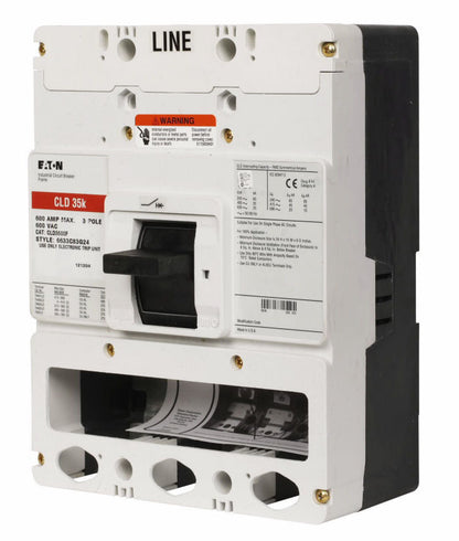 Eaton CLDC3600F Circuit Breaker | Series C CLDC 600V 600A