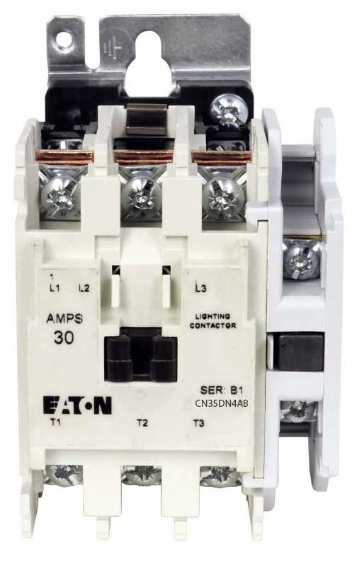 Cutler Hammer CN35DN4AB Contactor | 4P 3P 600V 30A 110V Coil CN35