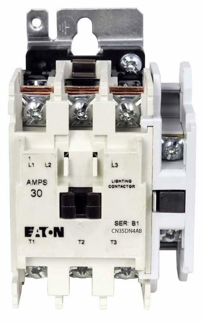 Cutler Hammer CN35DN4AB Contactor | 4P 3P 600V 30A 110V Coil CN35