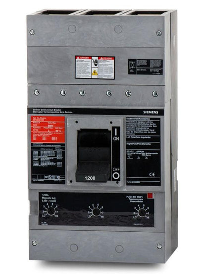 Siemens CPD63B120 Molded Case Circuit Breaker | 600V 1200A 3P 100kA@480V Bolt-On Sentron Series