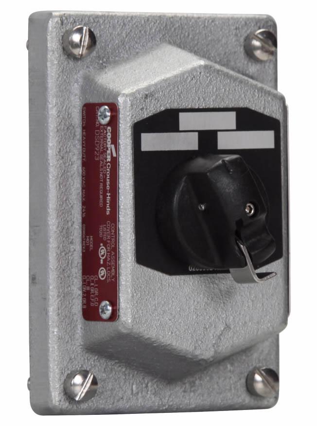 Crouse-Hinds DSD924 Selector Switches | UL 1203 CSA C22.2