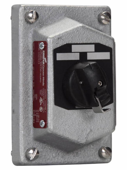 Crouse-Hinds DSD924 Selector Switches | UL 1203 CSA C22.2