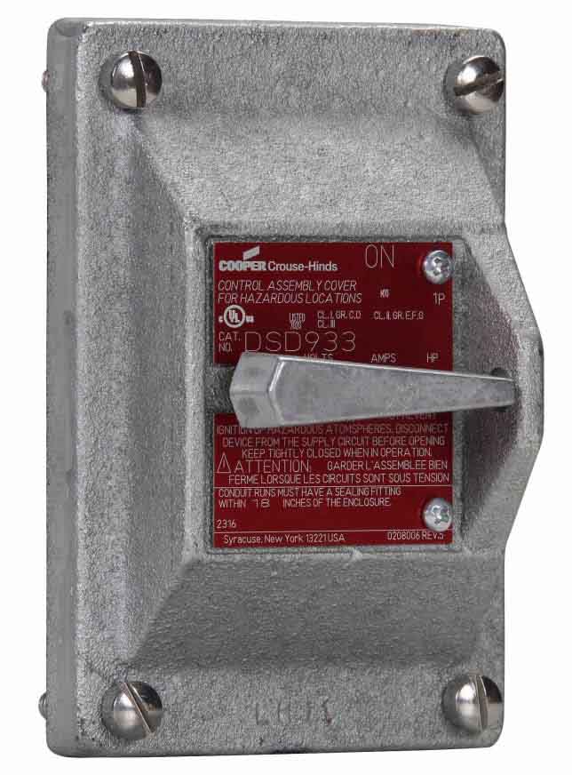Crouse-Hinds DSD933 Motor Control