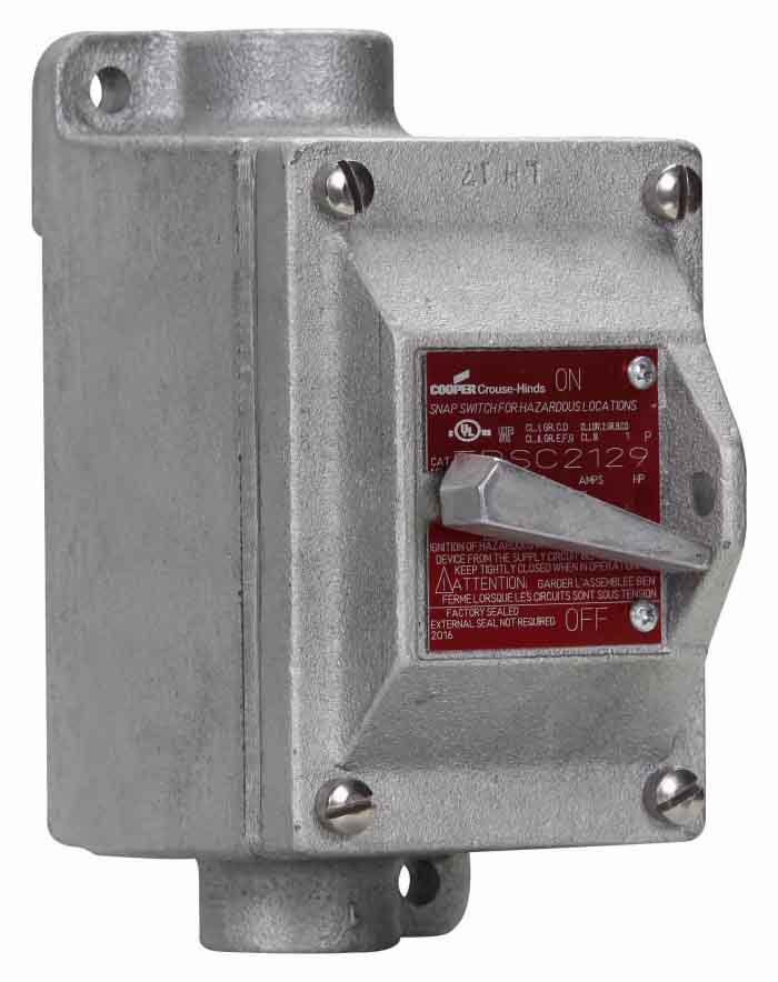 Crouse-Hinds EDSC2129 Motor Control Rotary switch | 120 to 277V EDS