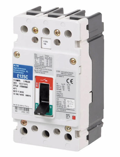 Cutler Hammer EGC3110FFG Circuit Breaker | 600V 110A 3P 100kA@480V Feed-Thru Series G