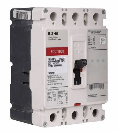 Eaton FDC3225 Circuit Breaker | Series C FDC 600V 225A