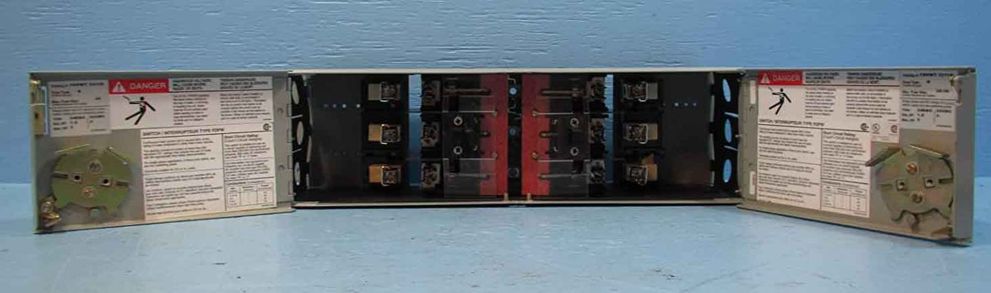 Cutler Hammer FDPWT3211R Panel Mount Switch | 240V AC 30A 3P Fusible Type FDP