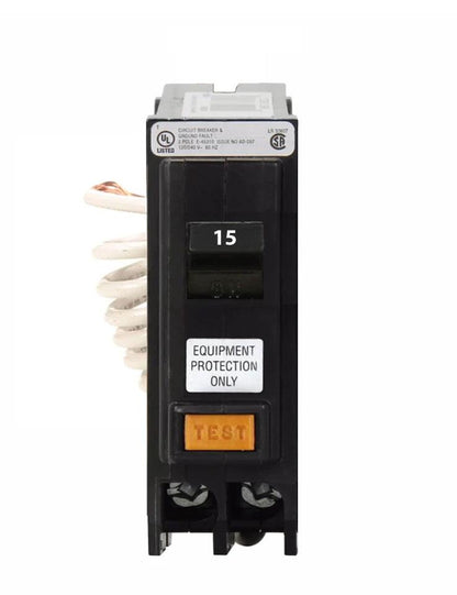 Cutler Hammer GFEP115 Circuit Breaker | 120V 15A 1P 10kA@120V Plug-In GF Series