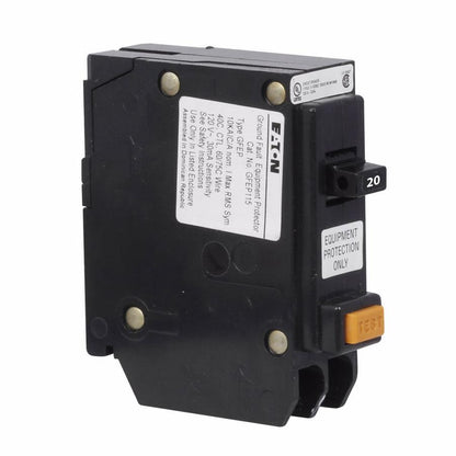 Cutler Hammer GFEP120 Circuit Breaker | 120V 20A 1P 10kA@120V GF Series