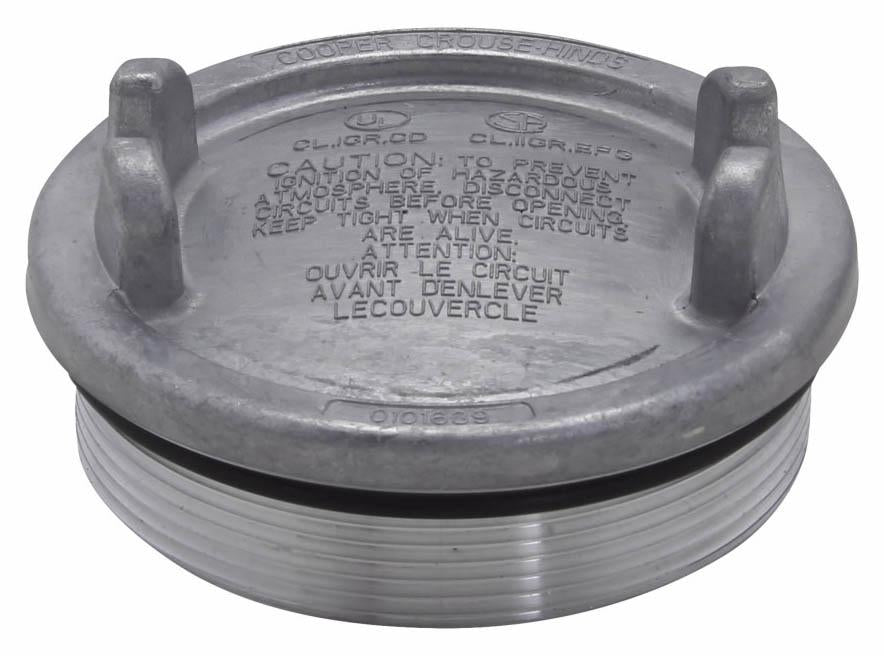 Crouse-Hinds GUA07 Condulet Surface Cover Fitting | Copper-Free Aluminum 3-5/8" Cover Opening GUA