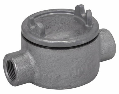 Crouse-Hinds GUAC69 Conduit Outlet Box | 5" Cover Copper-Free Aluminum C Shape 2" Trade Size Condulet GUA