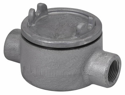 Crouse-Hinds GUAC69 Conduit Outlet Box | 5" Cover Copper-Free Aluminum C Shape 2" Trade Size Condulet GUA