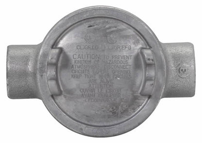 Crouse-Hinds GUAC69 Conduit Outlet Box | 5" Cover Copper-Free Aluminum C Shape 2" Trade Size Condulet GUA