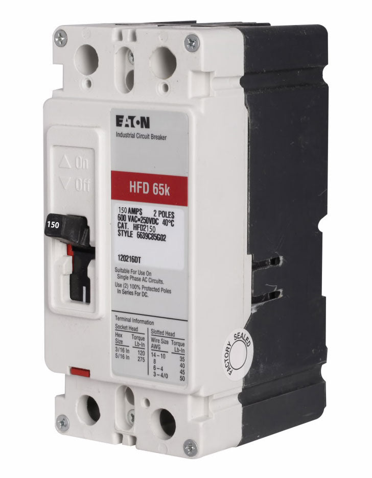 Eaton HFD2150 Circuit Breaker | Series C HFD 600V 150A