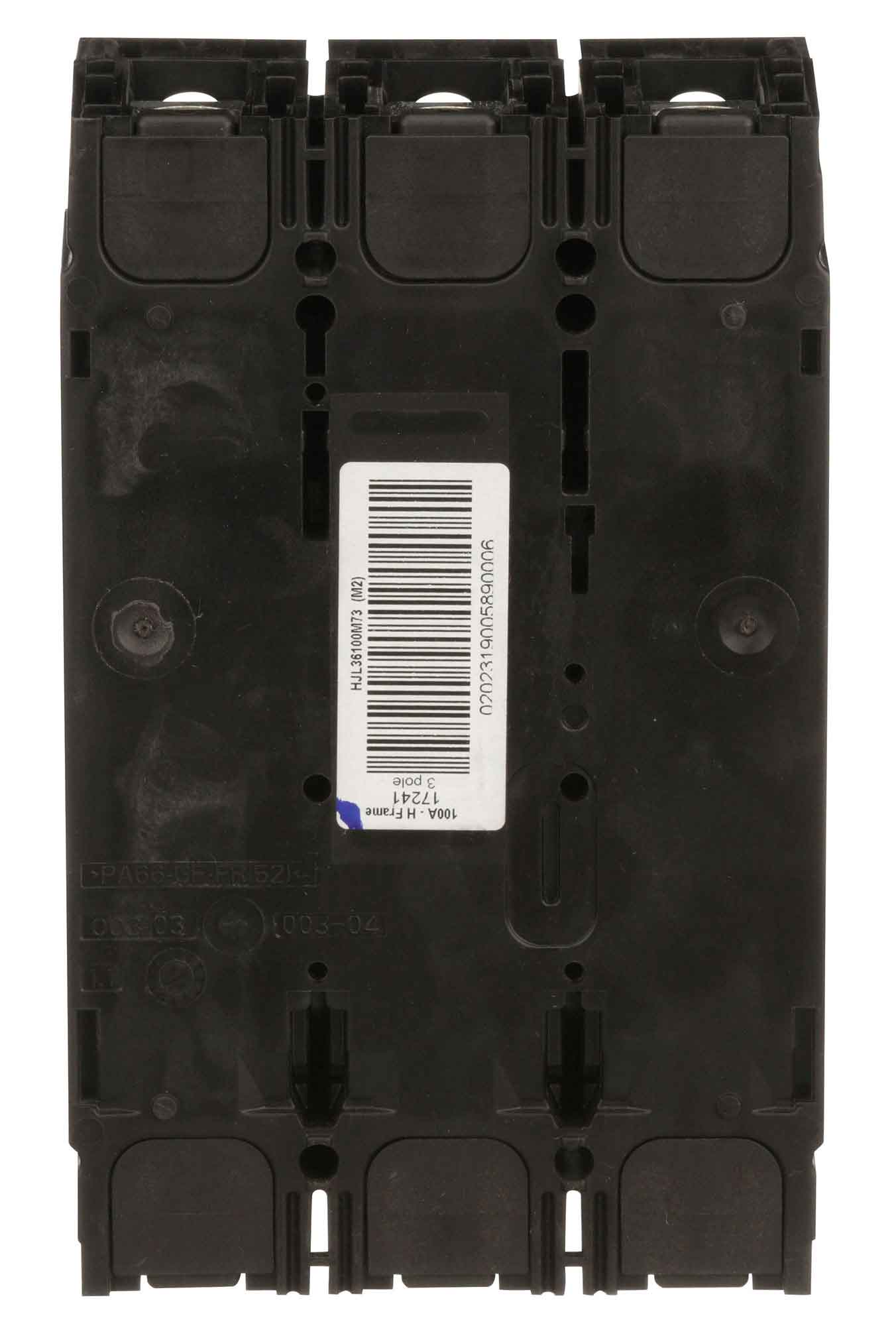 Square D HJL36100M73 Circuit Breaker | 690VAC 100A 3P 65kA@480V Feed-Thru Powerpact
