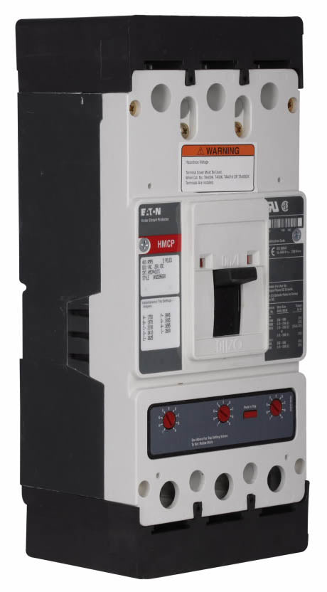 Cutler Hammer HMCP400J5C Molded Case Circuit Breaker | 600V 400A 3P 35kA@480V Feed-Thru Series C