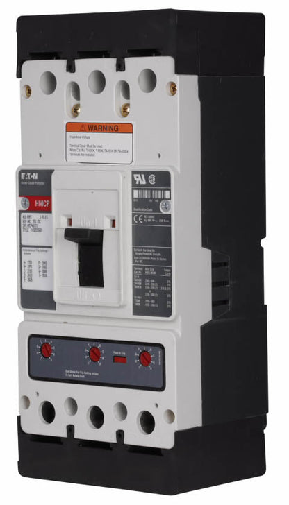 Cutler Hammer HMCP400J5C Molded Case Circuit Breaker | 600V 400A 3P 35kA@480V Feed-Thru Series C